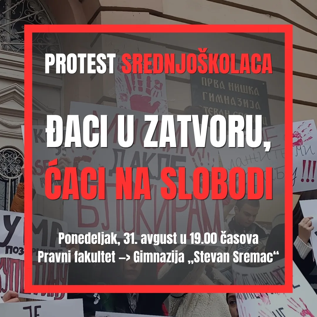 Protest srednjoskolaca