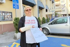 Povređena na mestu za invalide