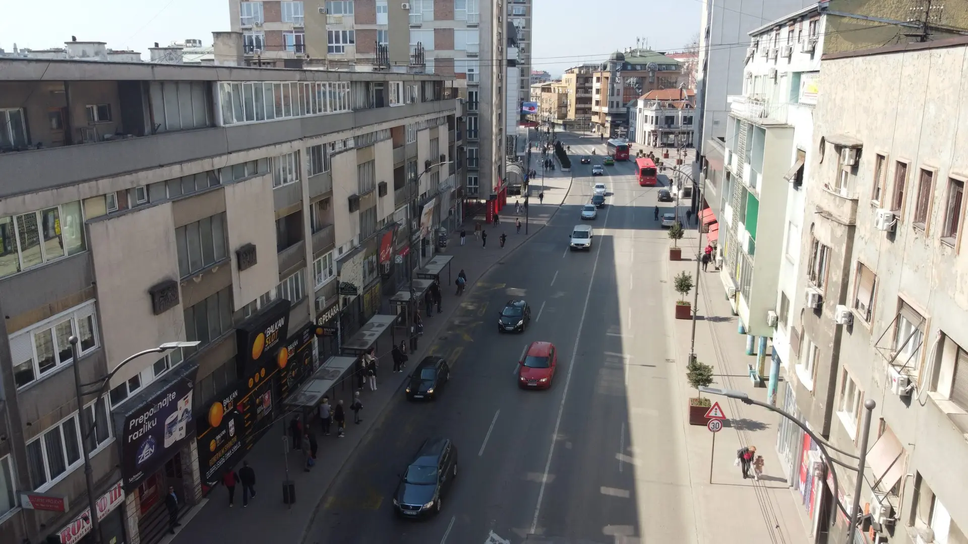 Centar grada saobraćaj